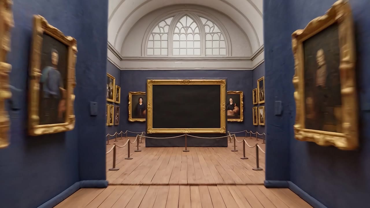 The Rijksmuseum exhibition hall